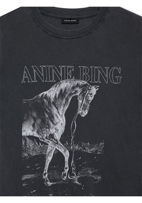 lili tee woman balck ANINE BING | A-08-11713WBL1